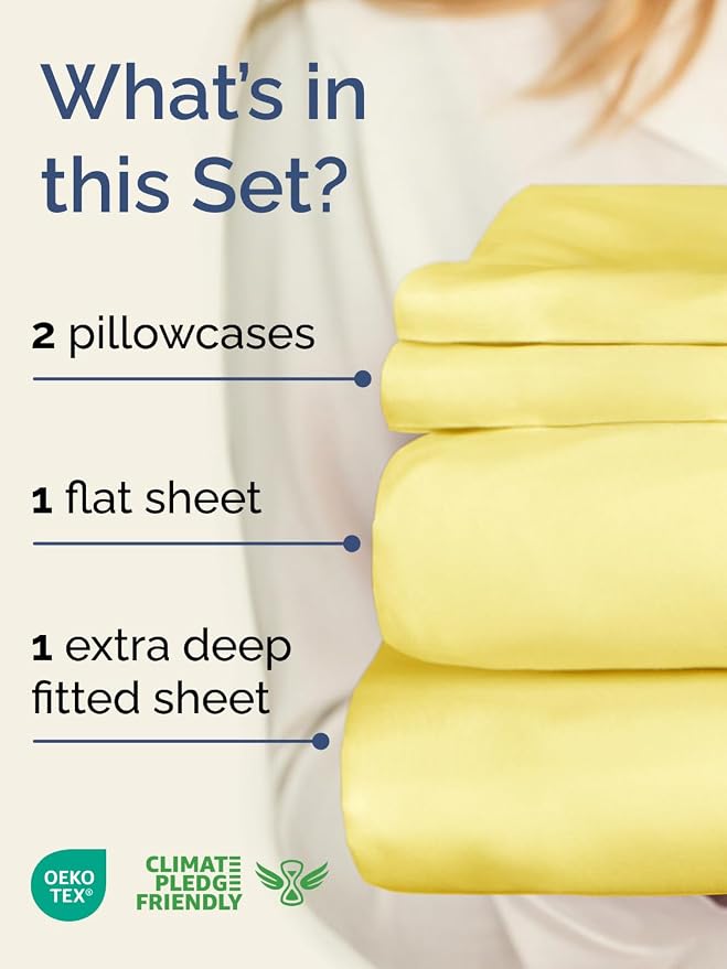Extra Deep Twin Sheet Set - Image 2