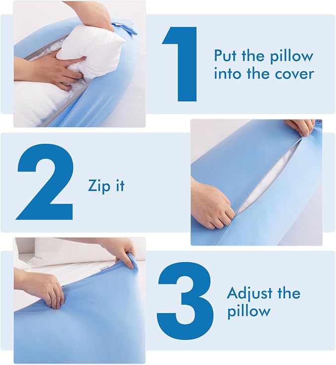 Avolare Cooling Pillow Cases, Arc-Chill Q-Max>0.5 Body Pillowcases - Image 8