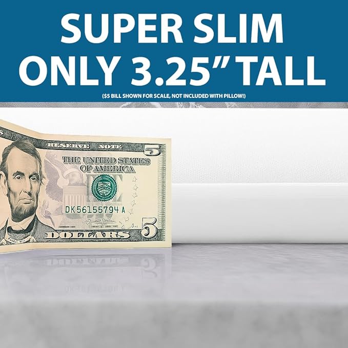 Bluewave Bedding Super Slim Gel Memory Foam Pillow - Image 5