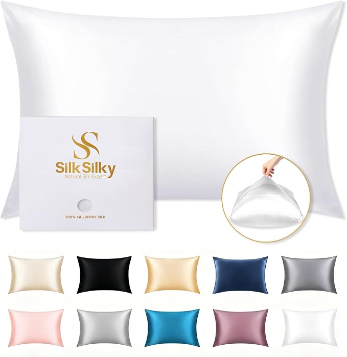 SilkSilky 100% Mulberry Silk Pillowcase - Image 8