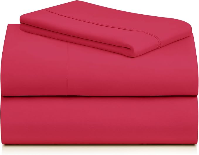 LuxClub 3 PC Twin Sheet Set, Deep Pockets Wrinkle Free Cooling Bed Sheets Hotel - Image 8