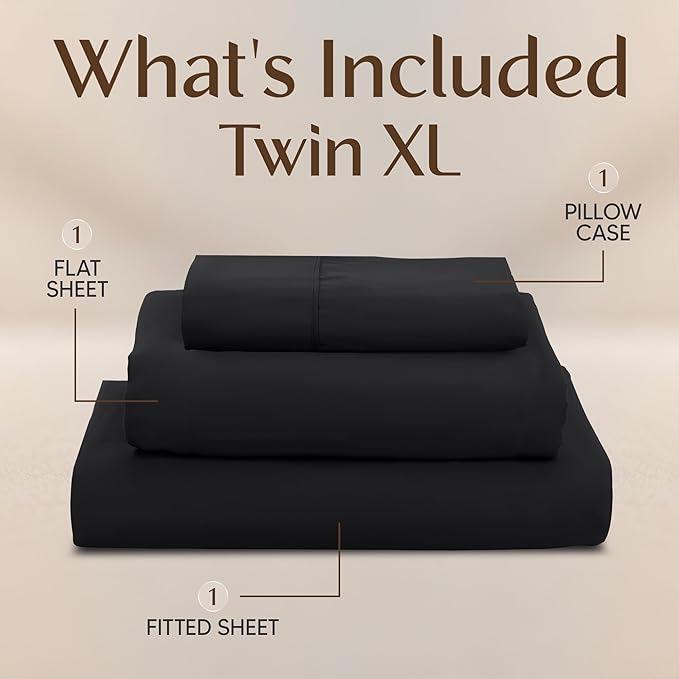 Utopia Bedding Twin XL Sheet Set – 3 Piece Bed Sheets - Image 3