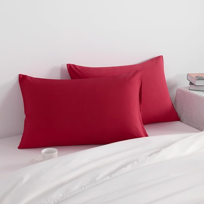NTBAY King Pillow Cases Set of 2, 2 Pack Brushed Microfiber 20x36 Pillow Cases - Image 2