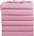 FreshCulture Queen Fitted Sheets, Bulk Pack of 6, Deep Pocket, Soft Microfiber by FreshCulture