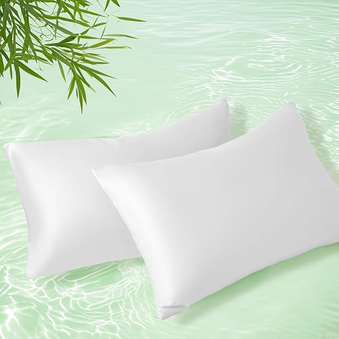 Homiest Cooling Pillow Cases King Size Set of 2, 100% Rayon Derived from Bamboo by Homiest