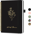 Undated Weekly Planner, Weekly To Do List Notebook by Taja