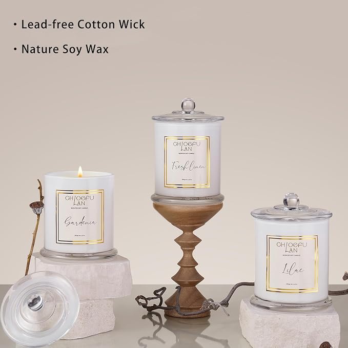 Chloefu LAN Warm Amber Candle, Scented Candles Gifts - Image 6