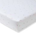 Burt's Bees Baby Essential Organic Cotton Fitted Crib Sheet, Breathable by BurtsBeesBaby