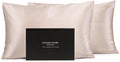 Fishers Finery 30mm 100% Pure Mulberry Silk Pillowcase 2 Pack, Quality Tested by FishersFinery
