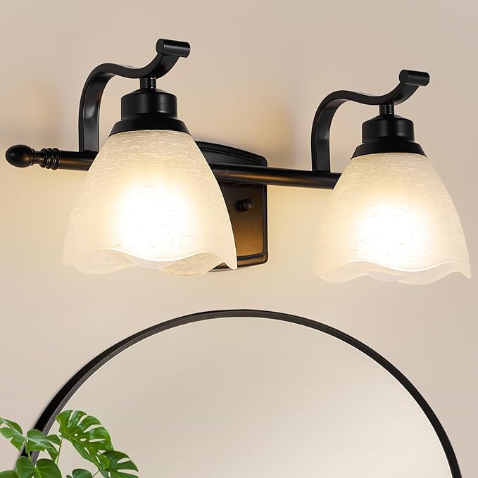 Bathroom Light Fixtures, Matte Black Vanity Lights by BringBrightnesstoYourLife