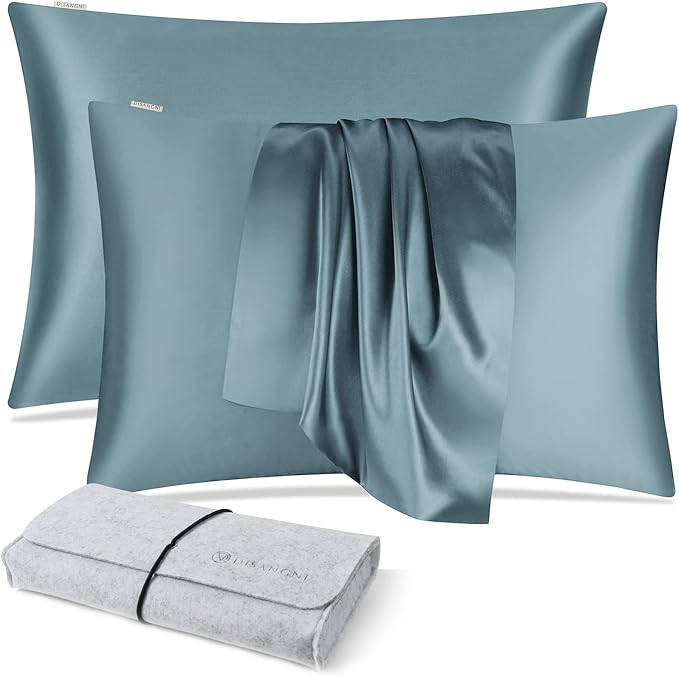 DISANGNI 100% Natural Mulberry Silk Pillow case by DISANGNI
