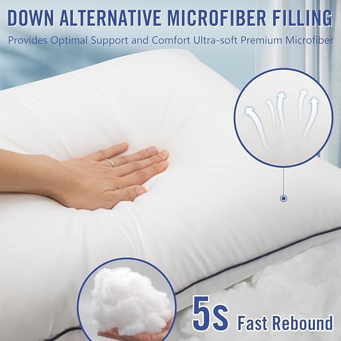 Vorouhals Hotel Collection Bed Pillows - Image 3