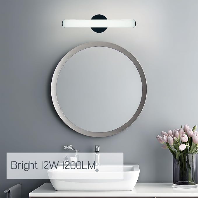 OOWOLF 2 Pack Bathroom Vanity Light, Adjustable Brightness 12W 17.3inch - Image 7