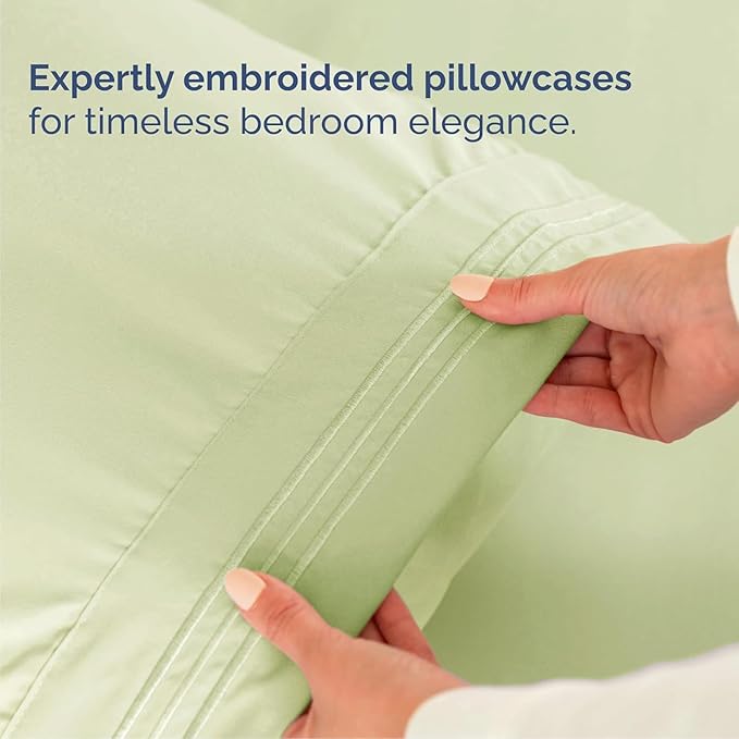 Cal King Size 4 Piece Sheet Set - Image 6
