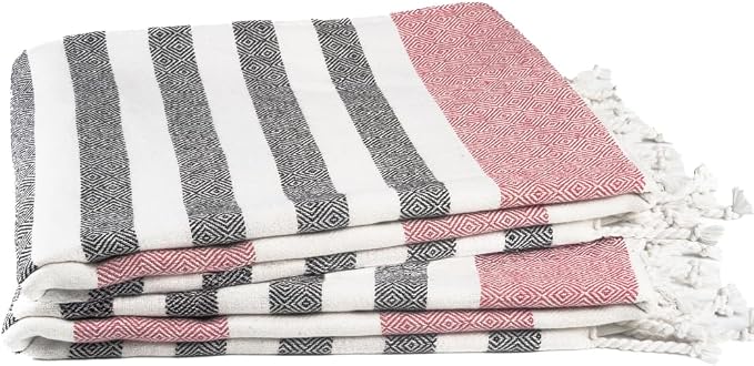 Cotton Turkish Beach Towel by 9Threads
