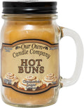 Our Own Candle Company, Hot Buns Scented Mason Jar Candle, 100 Hour Burn Time by OurOwnCandleCompanycandles
