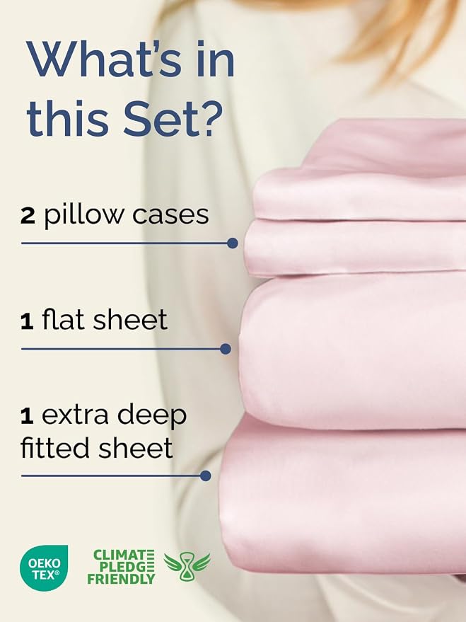 Extra Deep Twin Sheet Set - Image 2
