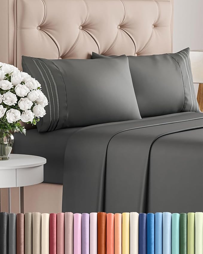King Size 4 Piece Sheet Set by CGKUnlimited