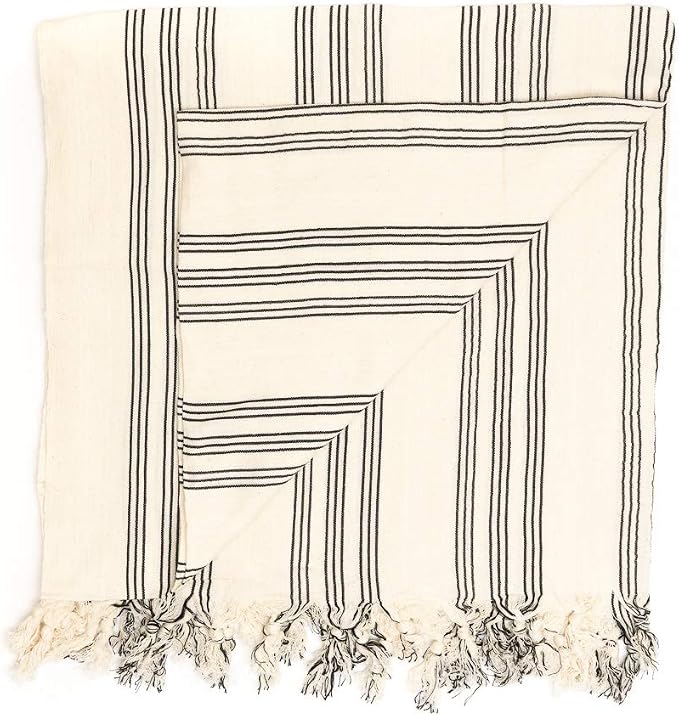 Morrocan Beach Towel | Cotton Blanket Throw, Sand Free, Quick Dry, Turkish Towel - Image 3