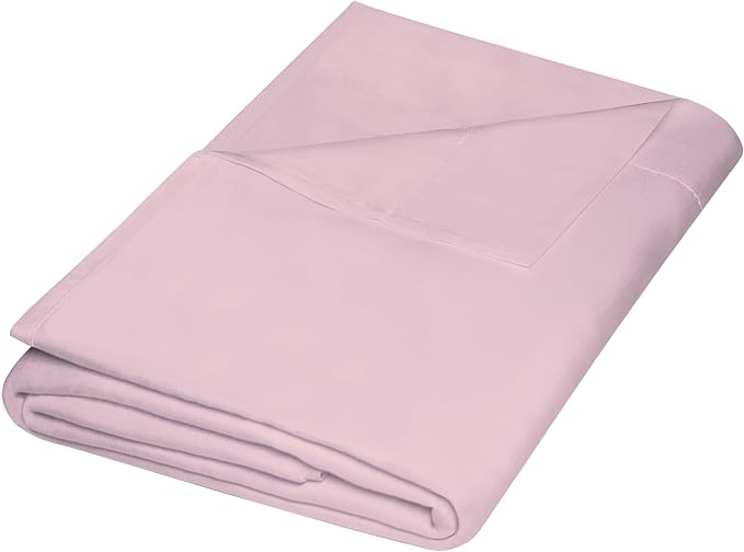ZPECC King Flat Sheet Only 1 Pack, Durable Pink Top Bed Sheets Hypoallergenic by ZPECC-ABrandThatHasBeenFocusedOnBabyProductsFor18Years