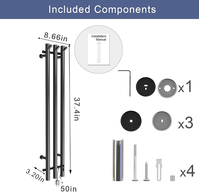 Electric Heated Towel Rack - Image 2