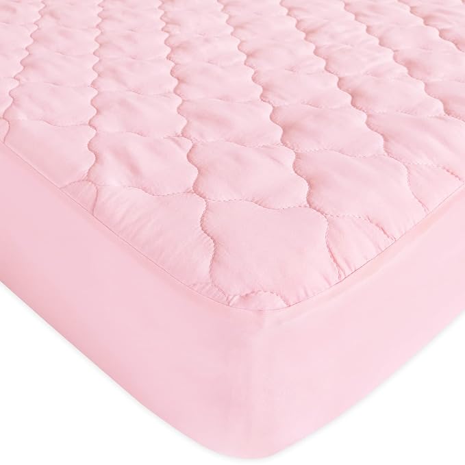Mini Crib Mattress Protector Sheets Fitted Waterproof Mini Crib Mattress Pad - Image 4