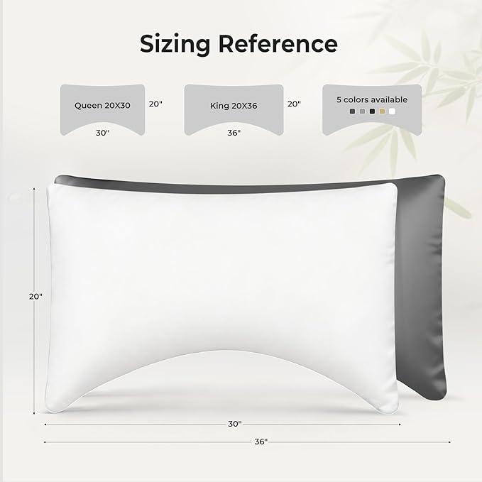 Cooling Curved Queen Pillow Case - Image 3