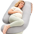 Momcozy Pregnancy Pillows for Sleeping, U Shaped Full Body Pillow for Pregnancy by Momcozy