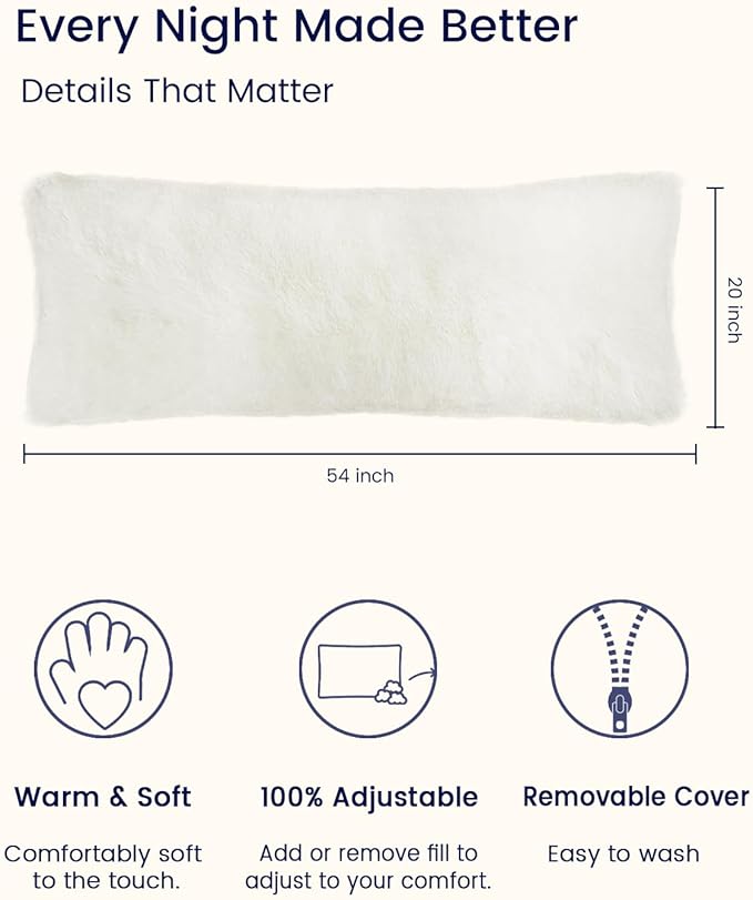 ZonLi Fluffy Body Pillow, Full Body Pillows - Image 5