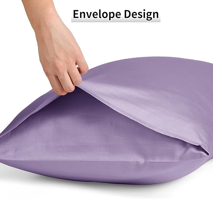 Warmstar Cotton Pillow Cases Standard Size Set of 2, 600 Thread Count - Image 5