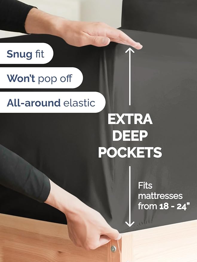 Extra Deep Split King Sheet Set - Image 3