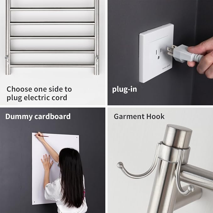 Wall Mounted Towel Warmer 12 Bars - Image 5