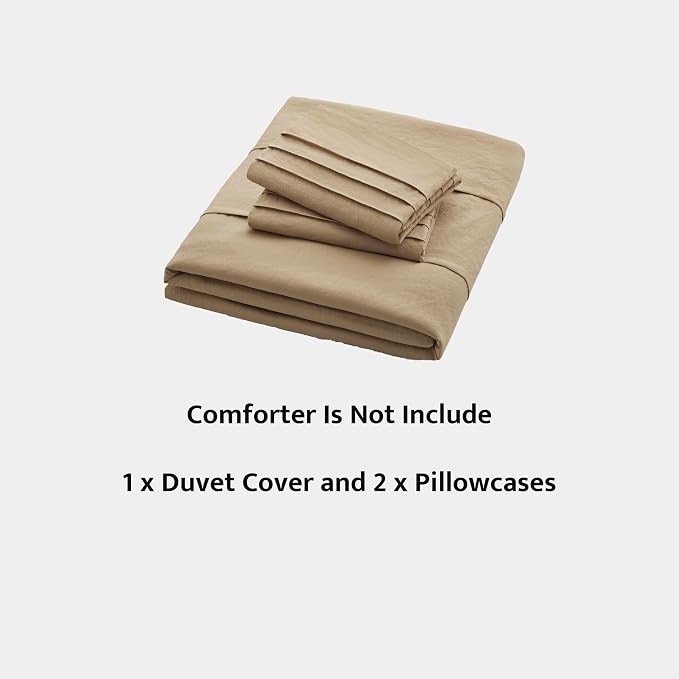 Oli Anderson Khaki Duvet Cover Queen Size - Image 7