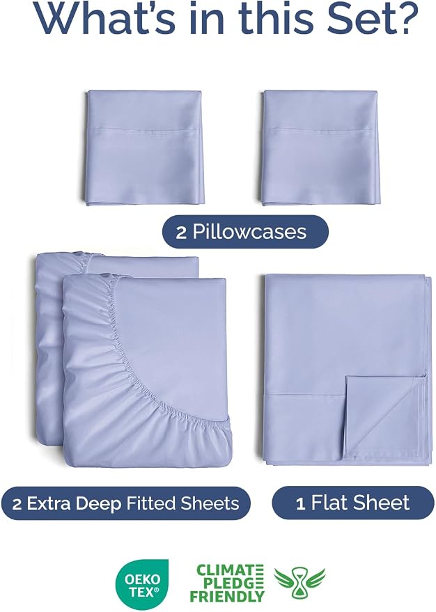Extra Deep Split King Sheet Set - Image 2