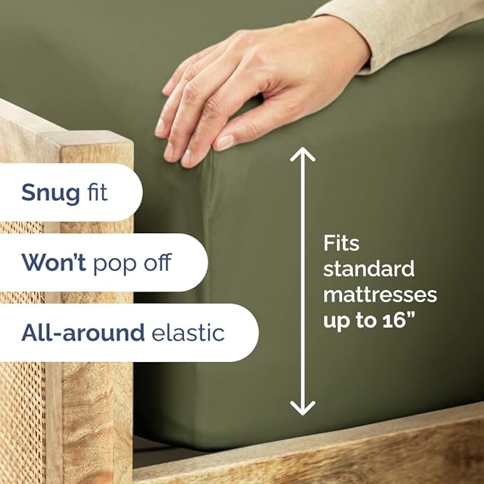 Cal King Fitted Bed Sheet - Image 3