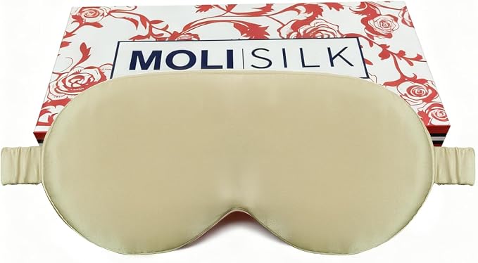 Luxury 22 Momme Mulberry Silk Eye Mask by MOLISILK