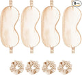 Satin Eye Mask 8Pcs Silk Sleep Masks Silky Blindfold Eyeshade Blackout Eyes by WJingYiJia