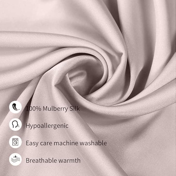 Jocoku 100% Mulberry Silk Pillowcases Set of 2 - Image 2