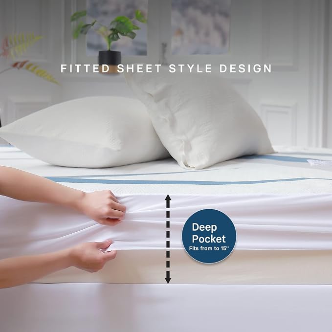 Gotcozy Heated Mattress Pad Califonia King Size Dual Control - Image 4