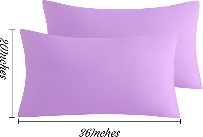 NTBAY King Pillow Cases Set of 2, 2 Pack Brushed Microfiber 20x36 Pillow Cases - Image 3