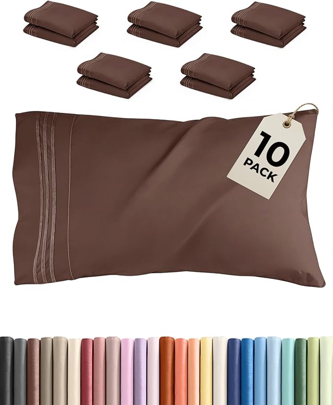Queen Pillow Cases Set of 10 by CGKUnlimited