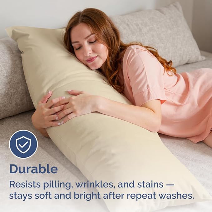 Body Pillowcases Set of 2-20x54 Long Body Pillow Case - Image 4