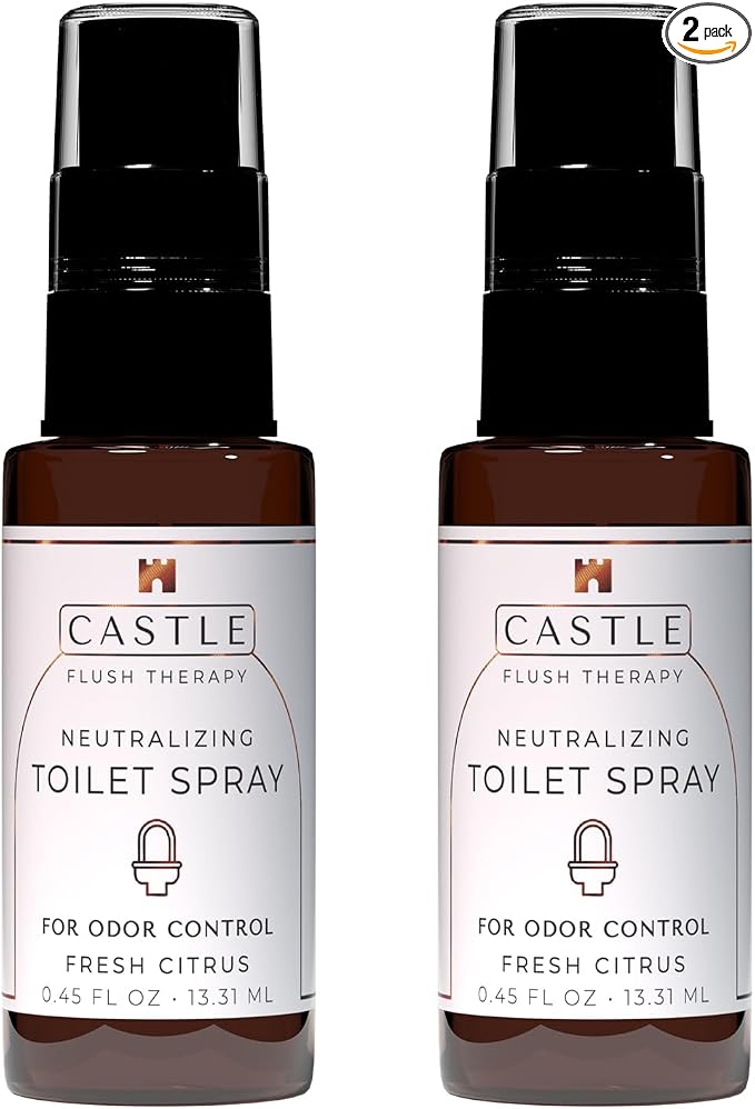 Castle Flush Therapy Neutralizing Toilet Spray | Odor Control | Bathroom by CastleCompany