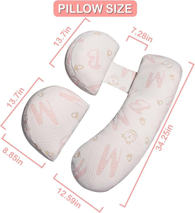 Pregnancy Maternity Pillow for Sleeping, Support for HIPS, - Image 7
