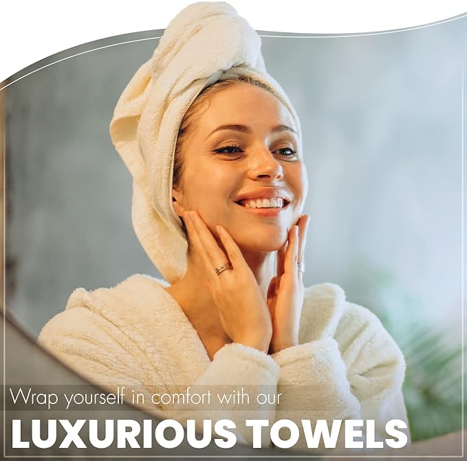 KAHAF Collection 6-Pack Bath Towels - Image 7