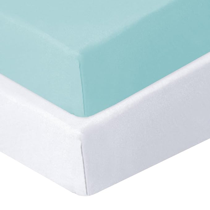 Biloban Pack and Play Sheets Fitted, 2 Pack Pack and Play Sheet Fits - Image 7