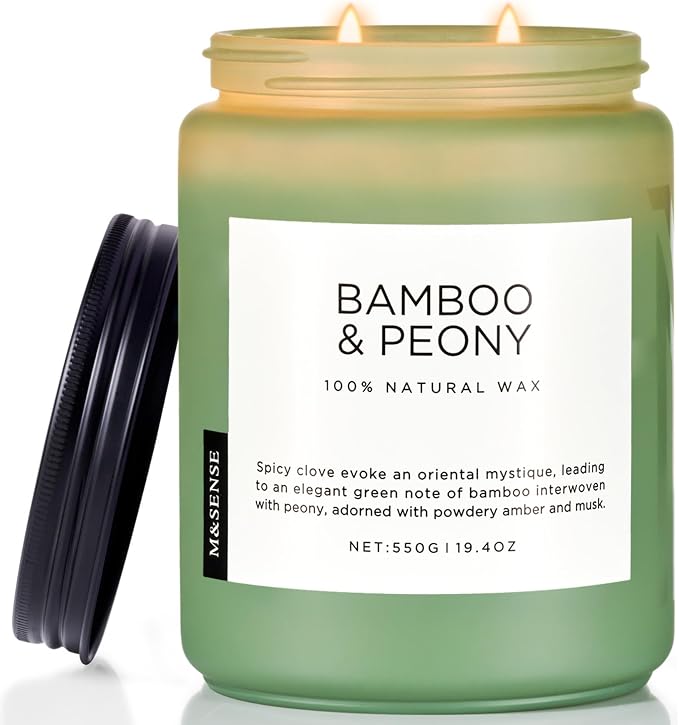M&SENSE Bamboo Peony Spring Large Candles by MSENSE
