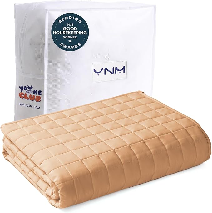 YnM 25lbs Weighted Blanket for Adults, Heavy Bed Throw Blanket by YNM