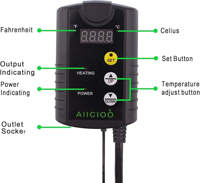 Aiicioo Under Tank Heater Thermostat - Image 6