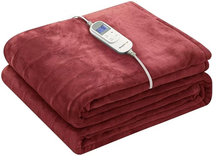 Wapaneus Heated Blanket Electric Twin Size 62"x84" by Wapaneus
